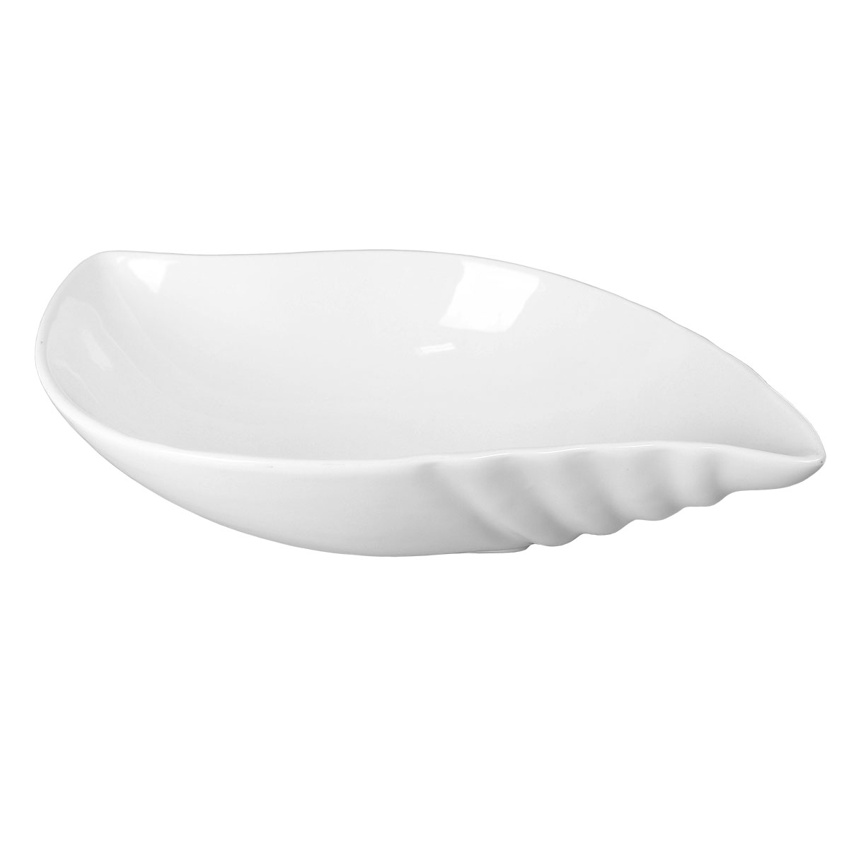 Shell Bowl White 1 1/2qt